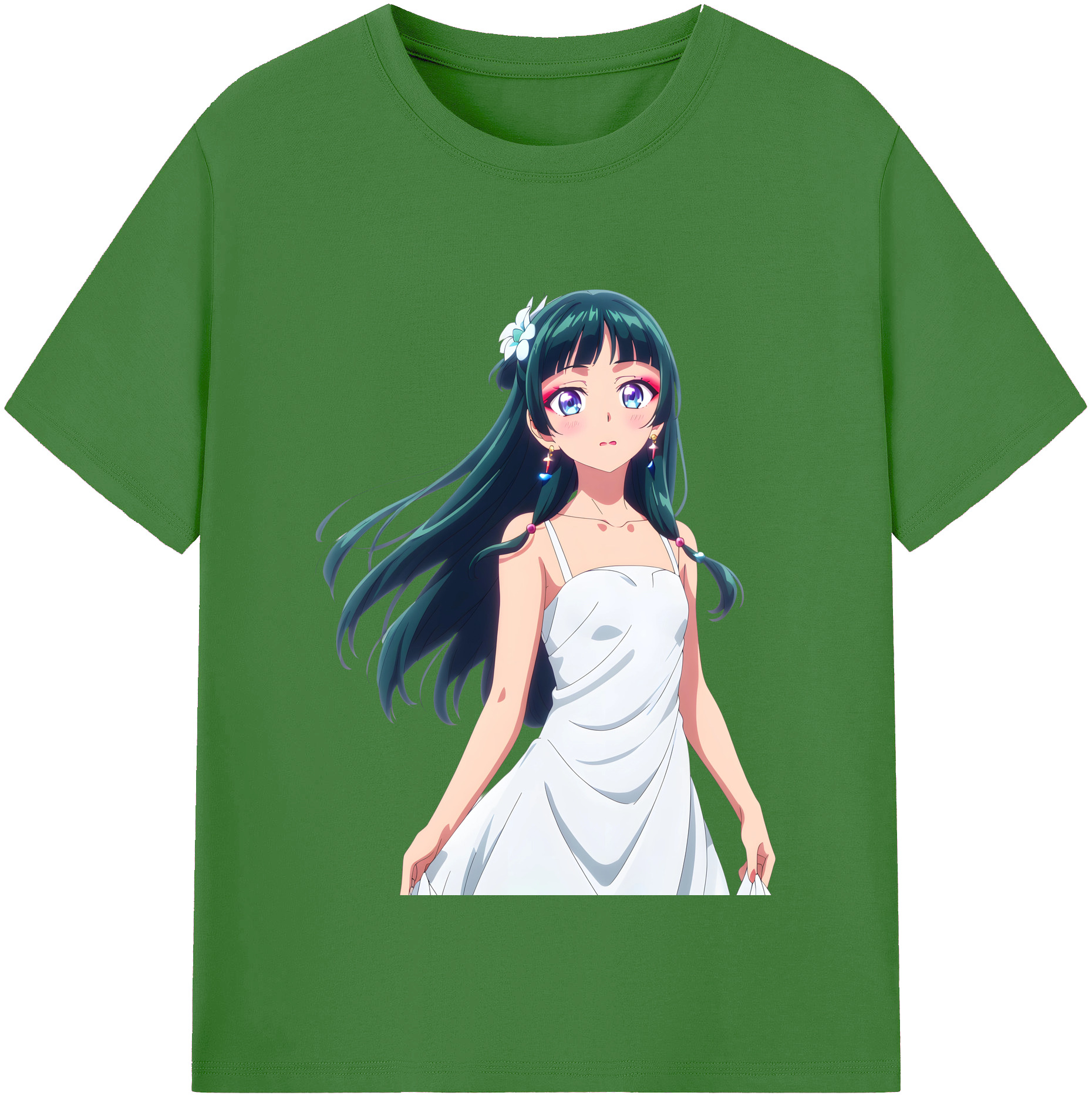 （画像用） 薬屋のひとりごと The Apothecary Diaries レディースカジュアルプリントTシャツ（綿100％）